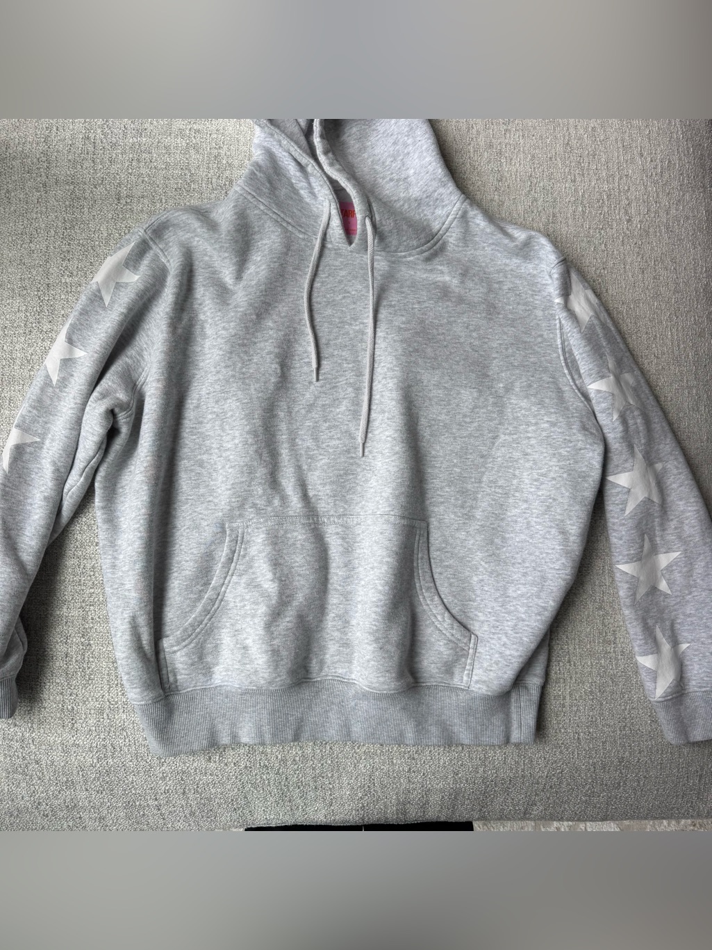 Starfit Gray Star Side Hoodie Size Small — image 4 of 8